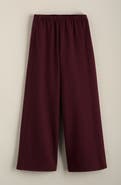 Zella Girl Kids' Icon Wide Leg Fleece Pants