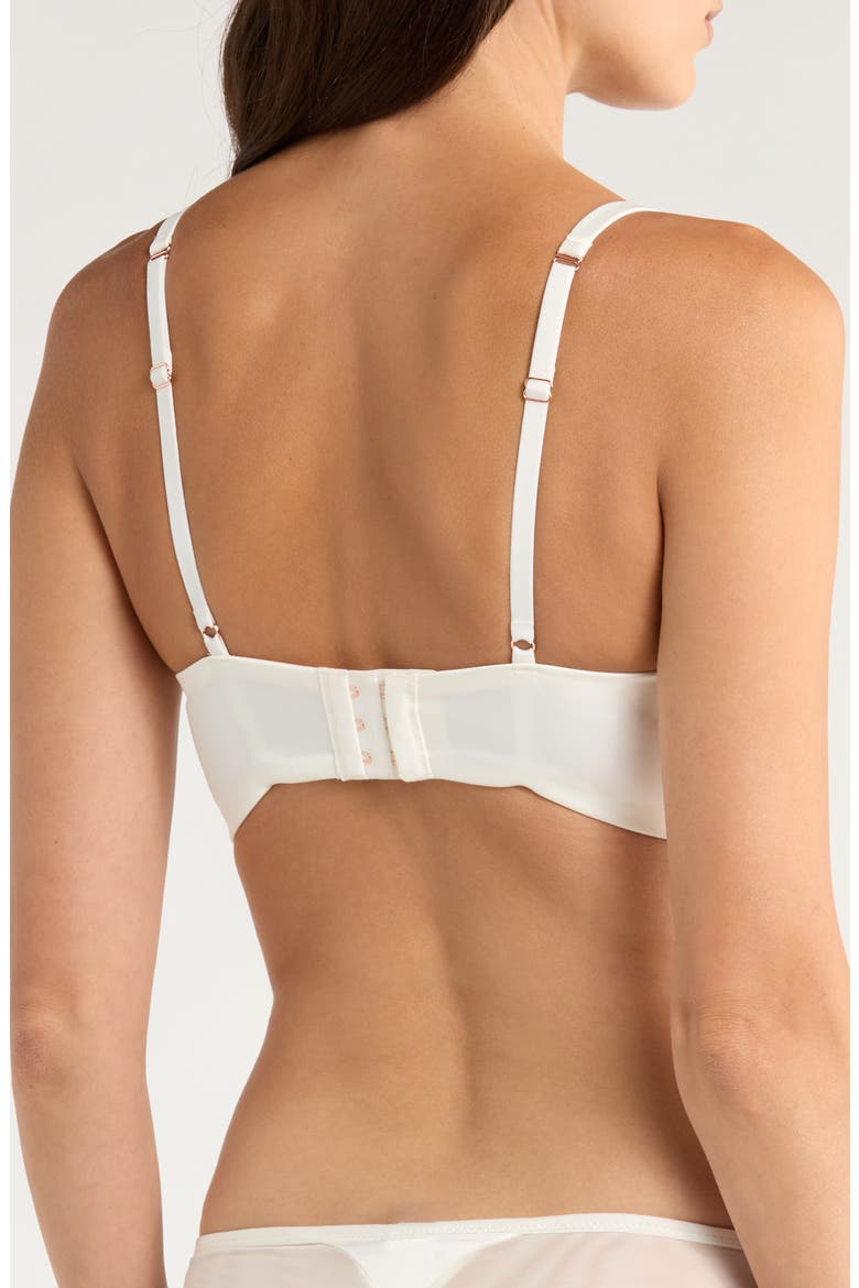 Tiah Lace Underwire Bra, Alternate, color, SNOW WHITE
