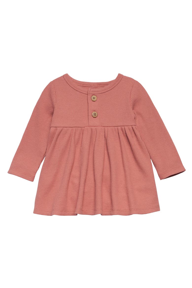 Dress & Diaper Cover Set, Alternate, color, Coral