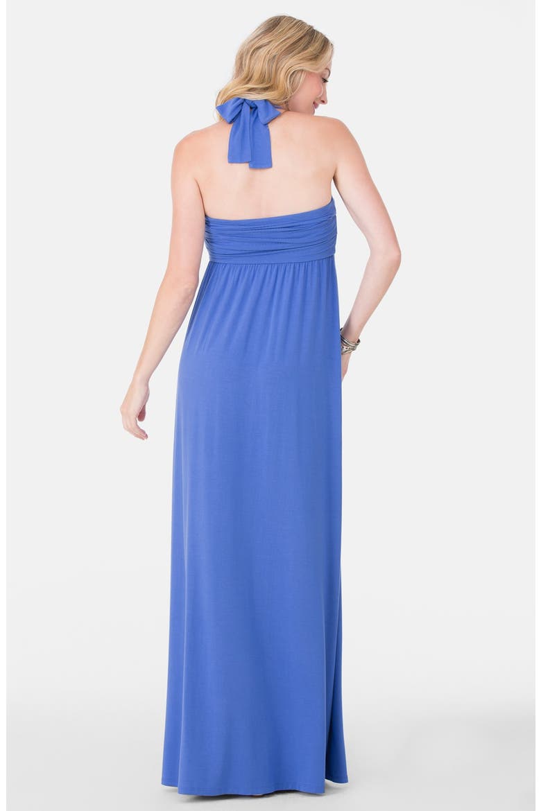 Ingrid & Isabel® Convertible Maxi Maternity Dress, Alternate, color, SAPPHIRE
