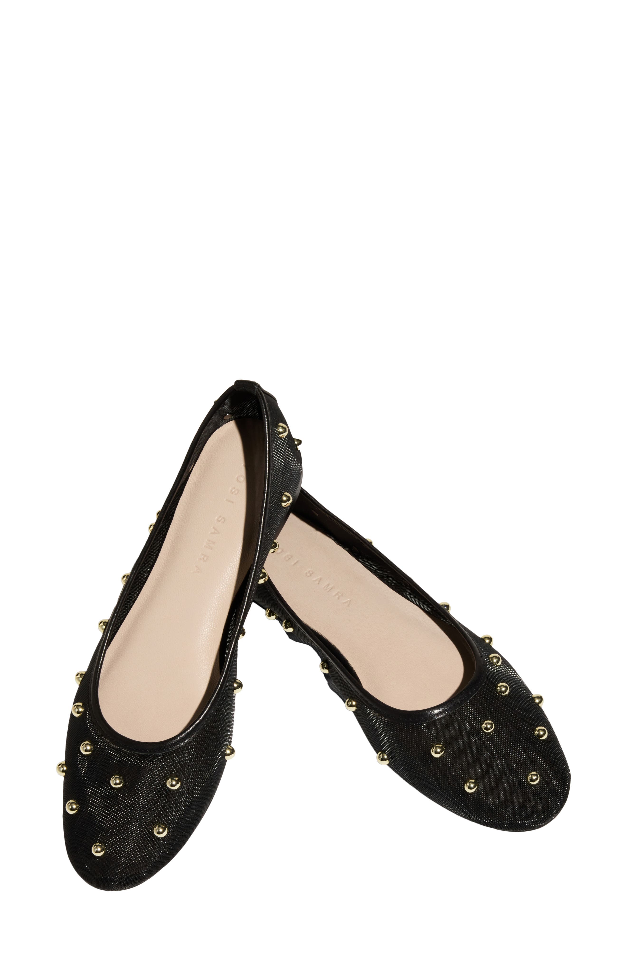 Yosi Samra Sadie Flat, Alternate, color, Black