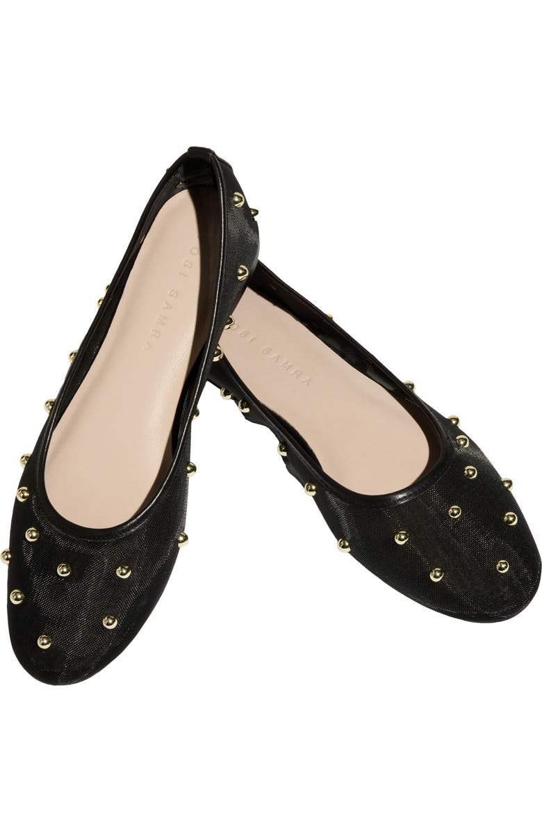 Yosi Samra Sadie Flat, Alternate, color, Black