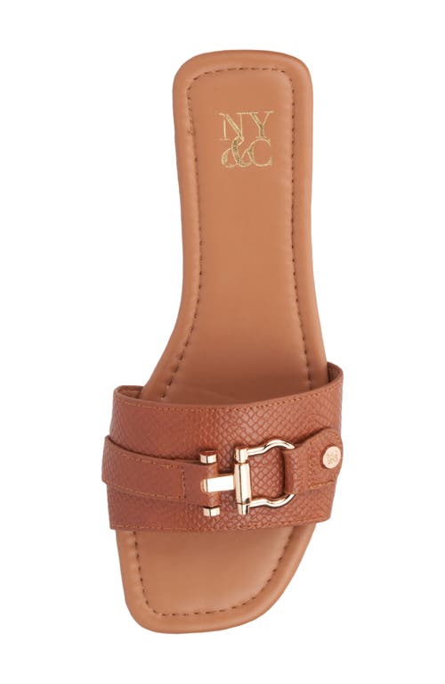 New York And Company Nastia Sandal In Cognac