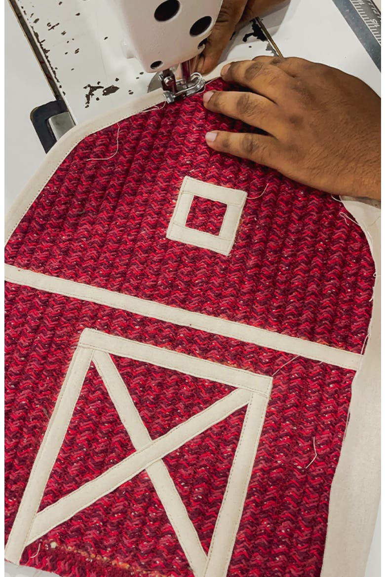Farmhouse Basket, Alternate, color, BURGUNDY