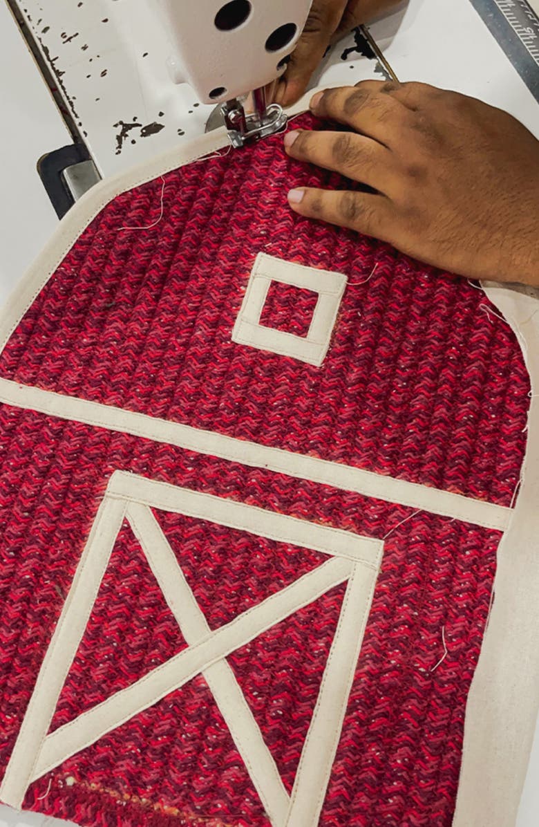 Lorena Canals Farmhouse Basket, Alternate, color, Burgundy