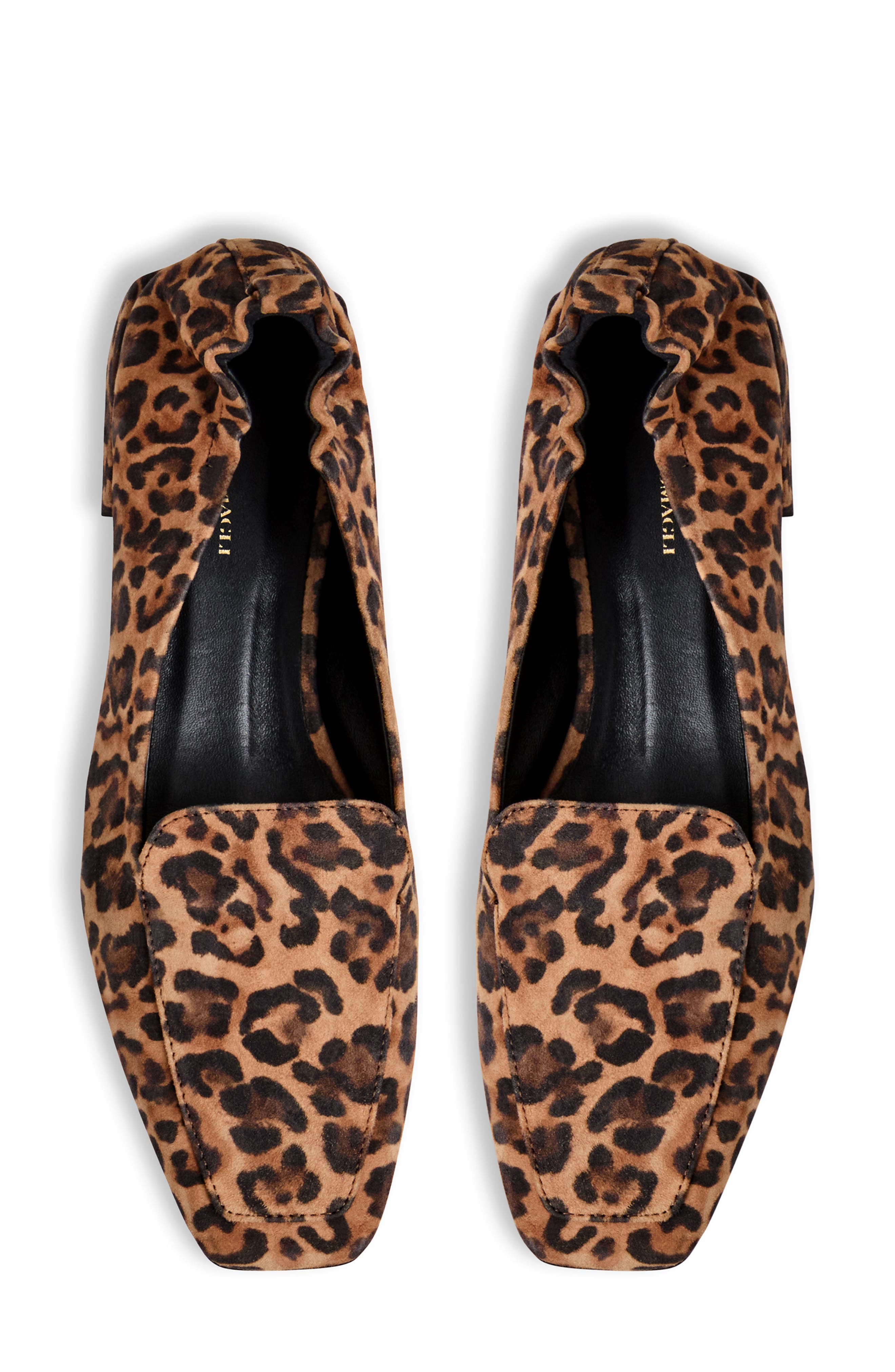 Bruno Magli Porscha Loafer, Alternate, color, Leopard Suede
