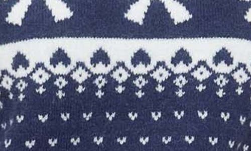 Blu Pepper Bow Crewneck Sweater In Blue