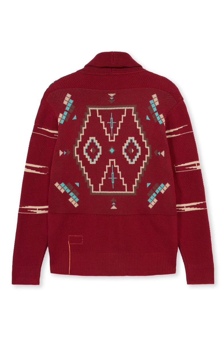 Fortela Henryc Navajo Cotton Cardigan, Alternate, color, M2x