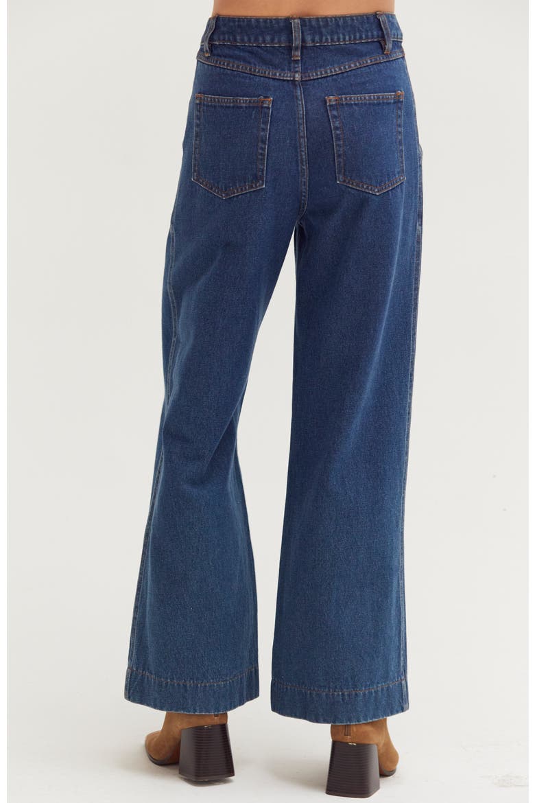 Flare Denim Pants, Alternate, color, Denim Blue