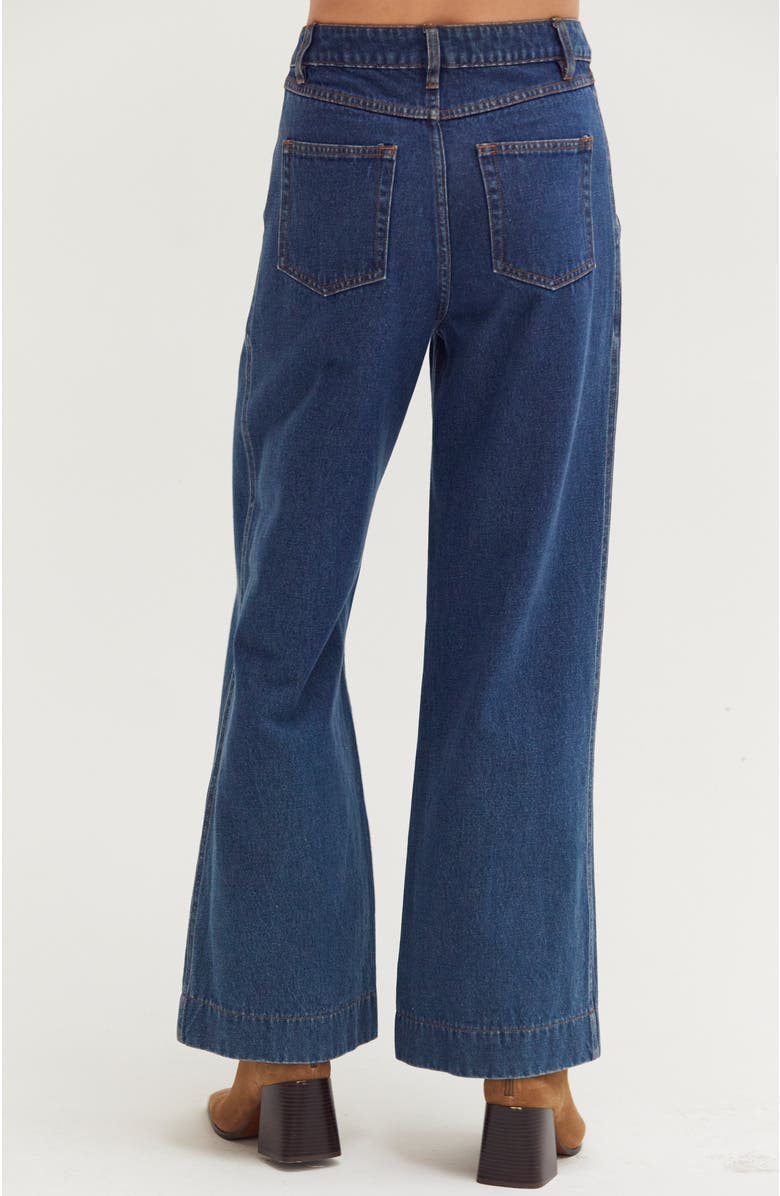 CRESCENT Flare Denim Pants, Alternate, color, Denim Blue