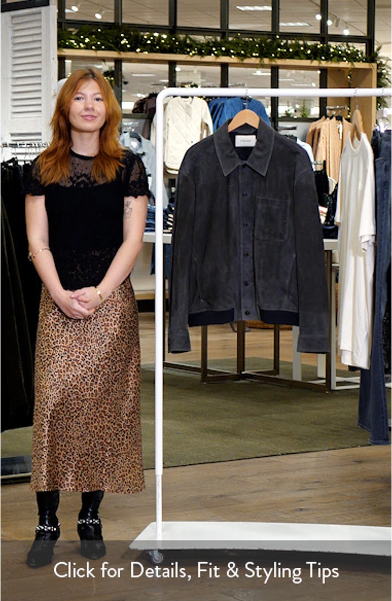 Suede Bomber Jacket, sales video thumbnail