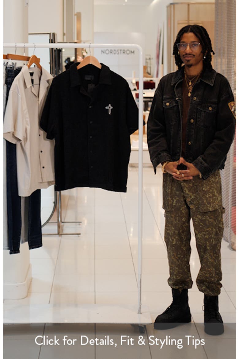 Nathan Oversize Terry Cloth Camp Shirt video