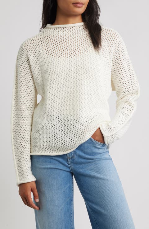 Monterey Open Stitch Cotton Sweater