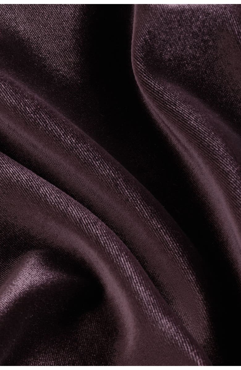 NEXT Drape Velvet Top, Alternate, color, Mocha Brown