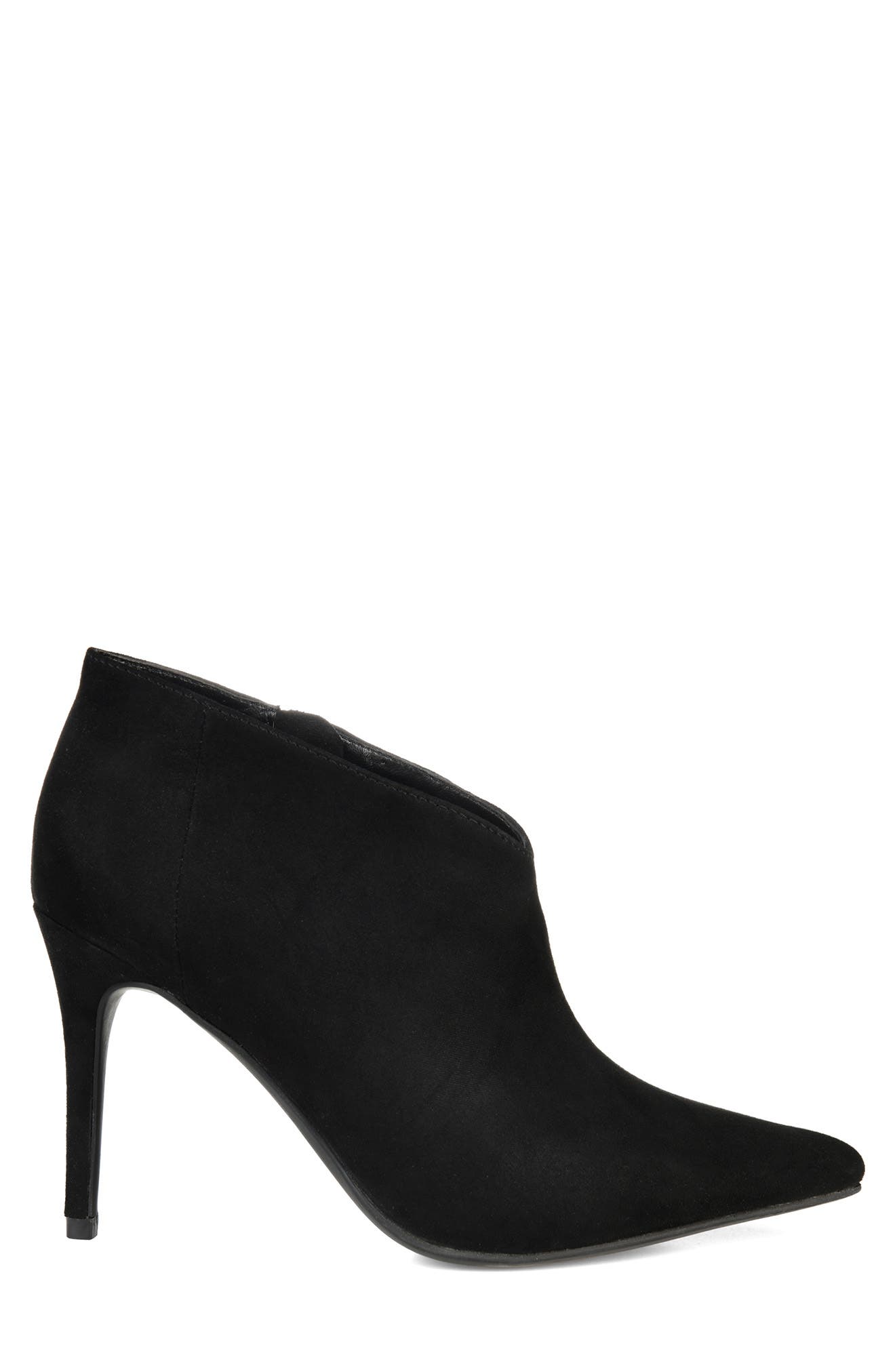 Journee Collection JOURNEE Demmi Patterned Bootie, Alternate, color, Black