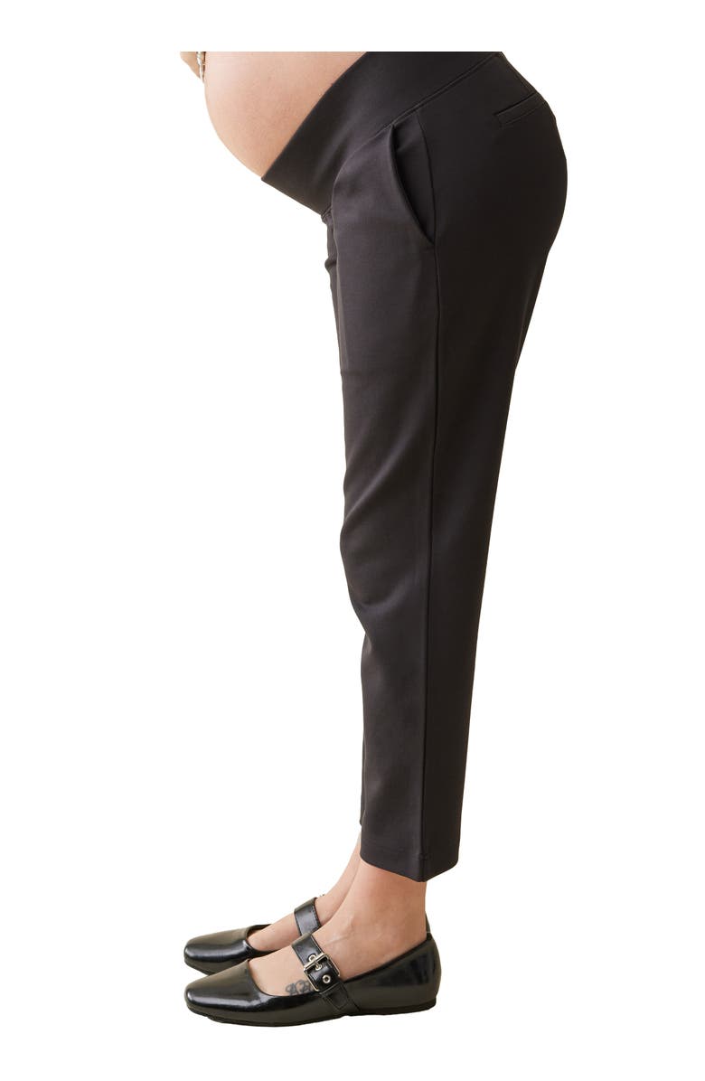 Ingrid & Isabel ESSENTIAL PONTE PANT, Alternate, color, Black