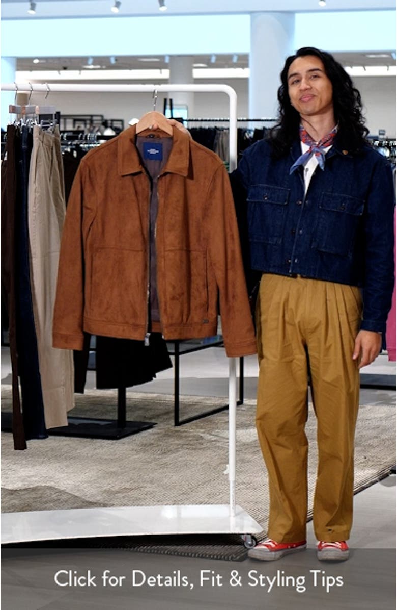 Westwood Water Resistant Faux Suede Jacket, sales video thumbnail