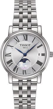 Tissot T-Classic Carson Premium Moonphase Bracelet Watch, 32mm