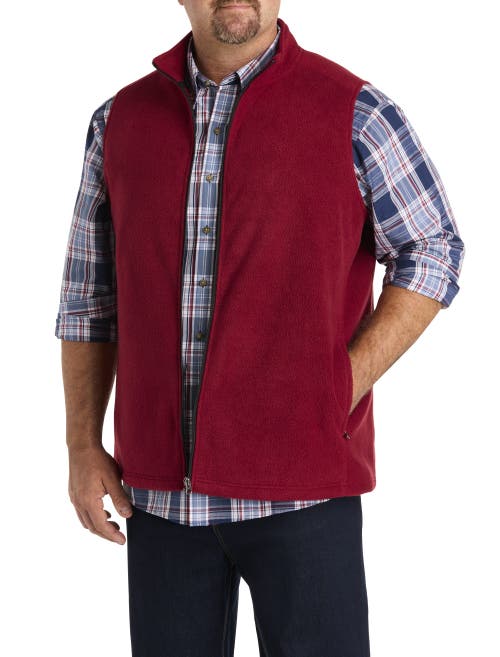 Harbor Bay By Dxl Big & Tall Easy-care Large Plaid Sport Shirt In Multi