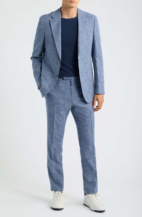 Boss Huge Cotton & Virgin Wool Suit