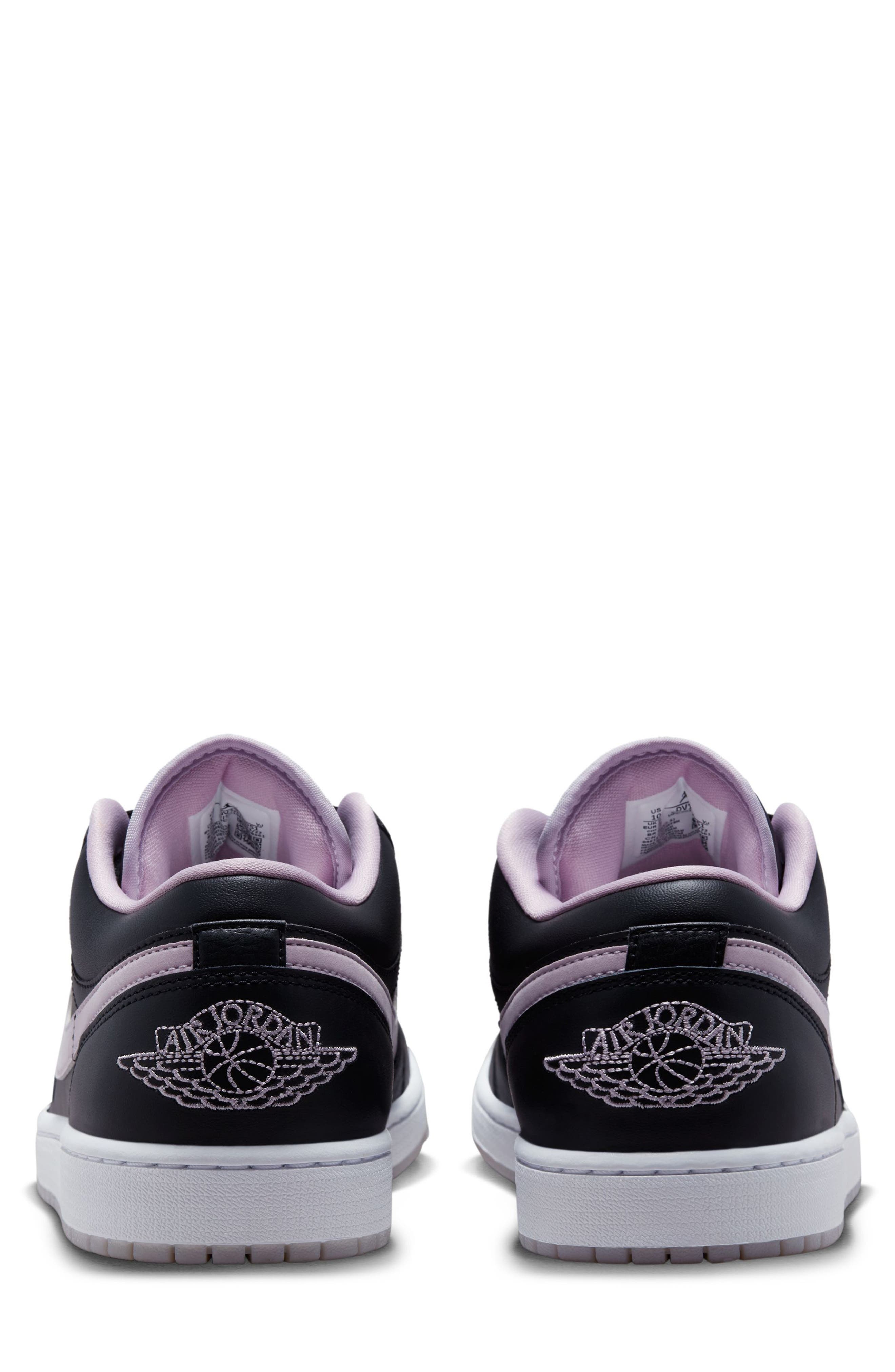 Air Jordan 1 Low SE Basketball Sneaker, Alternate, color, BLACK/ ICED LILAC/ WHITE