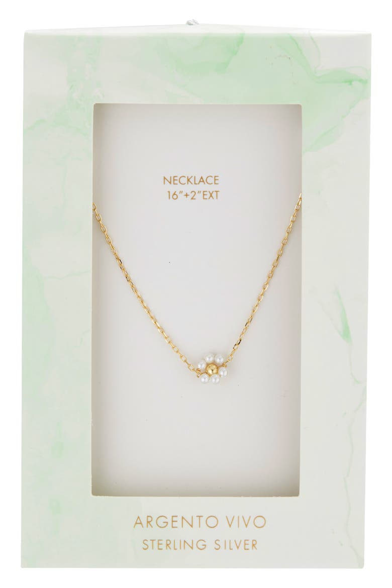Daisy Necklace, Main, color, GOLD