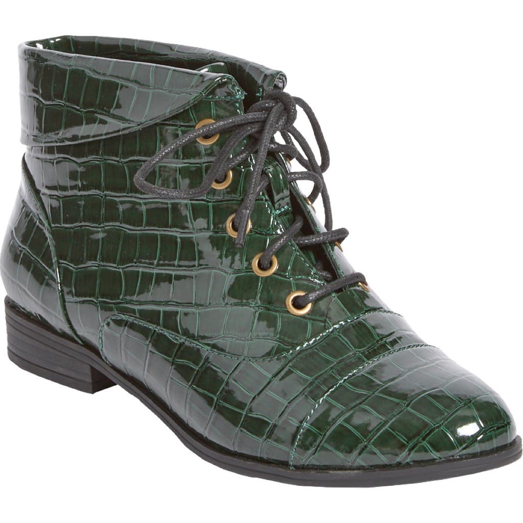 Comfortview The Darcy Bootie In Green