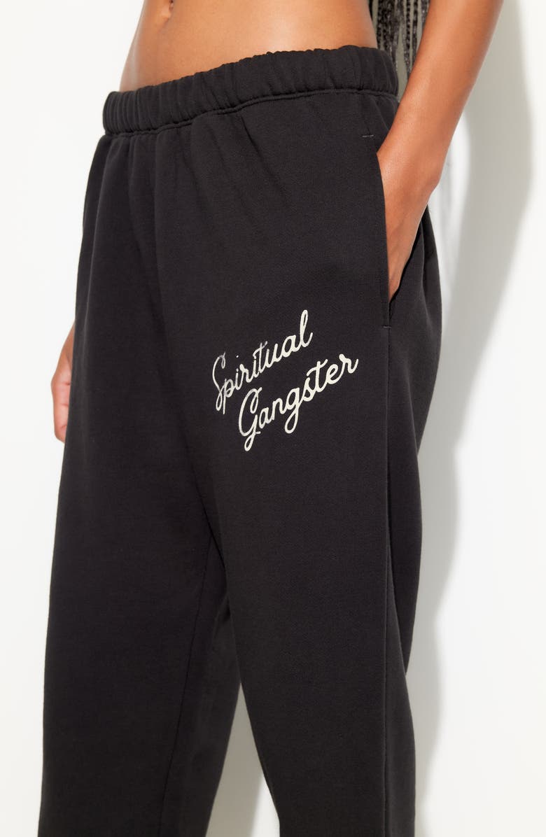 Spiritual Gangster Insignia Portia Cotton Sweatpants, Alternate, color,