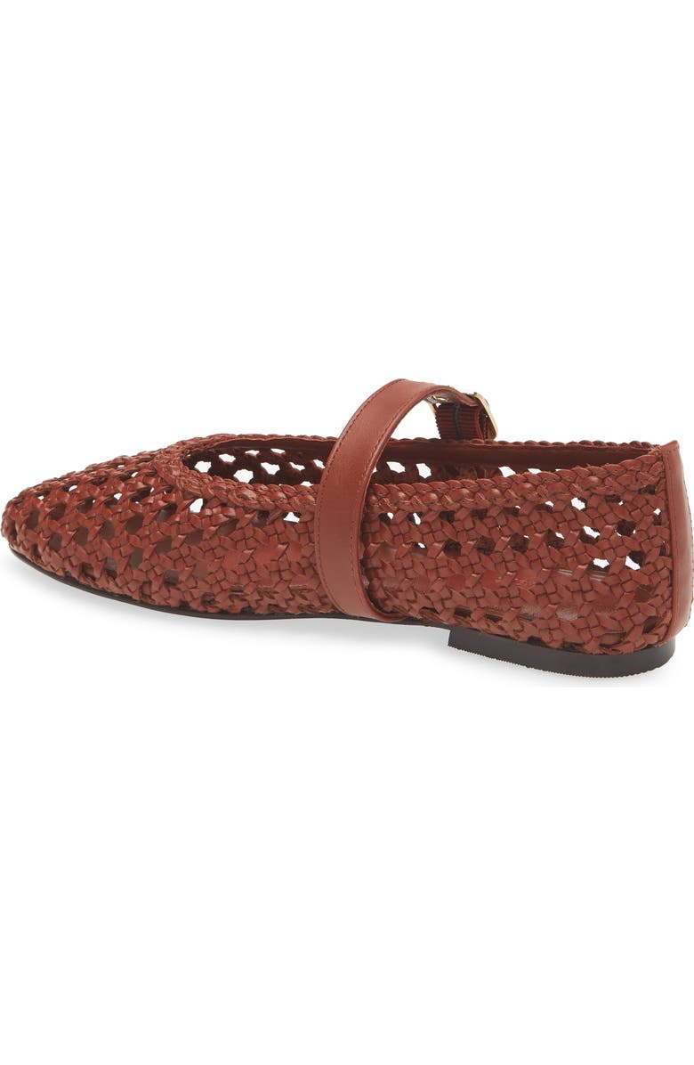 Madewell The Remy Mary Jane Flat, Alternate, color, Dusty Redwood