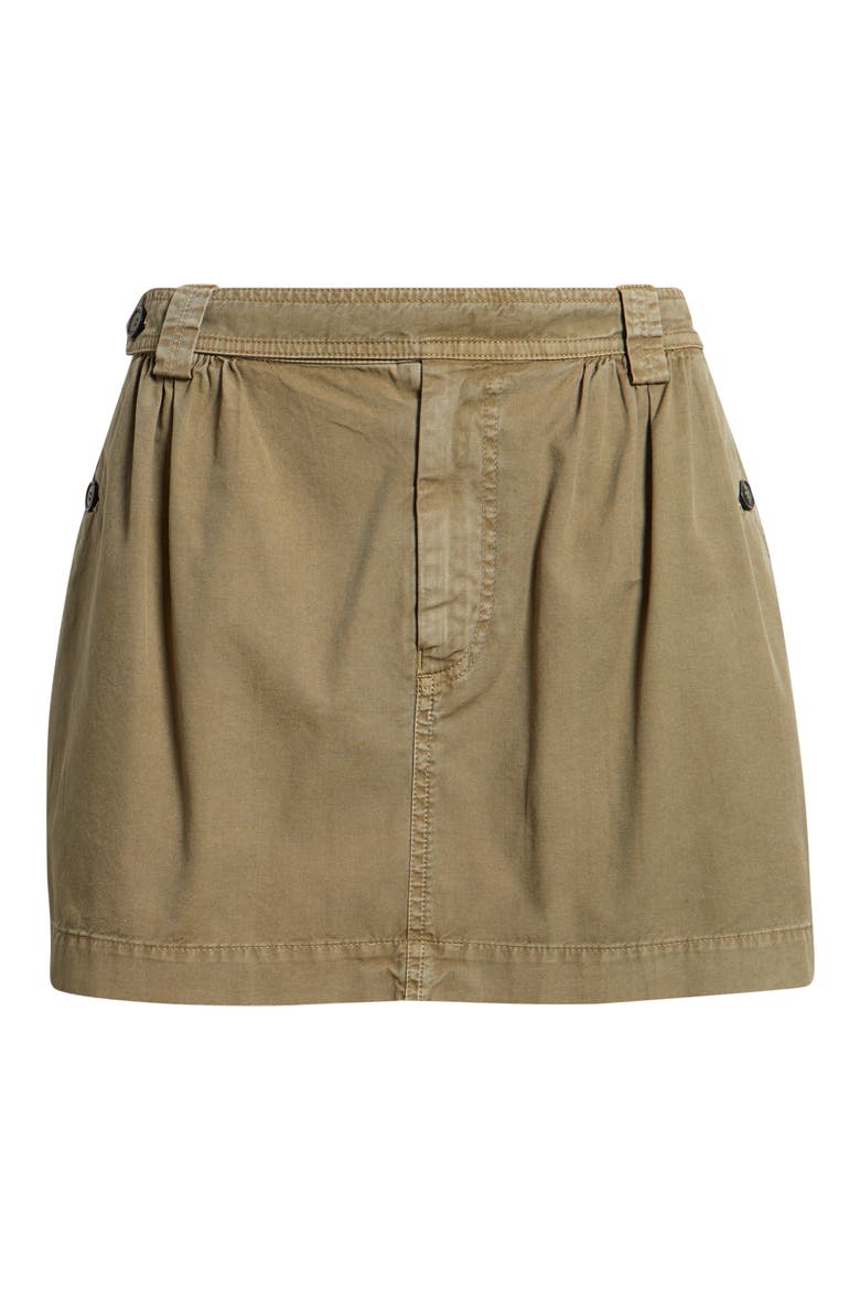 The Utility Cotton Miniskirt, Alternate, color, ARMY