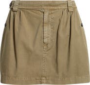 FRAME The Utility Cotton Miniskirt