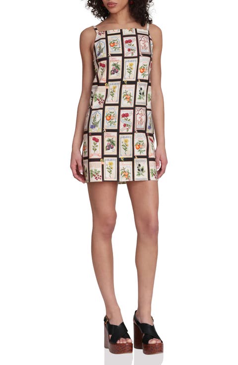 Seed Packet Print Minidress