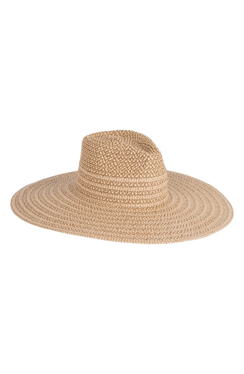 Eric Javits Sea La Vie Straw Sun Hat, Main, color, 