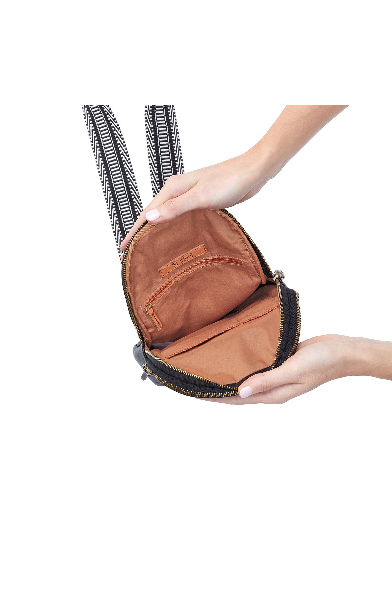 HOBO Cass Leather Sling Bag, Alternate, color, 