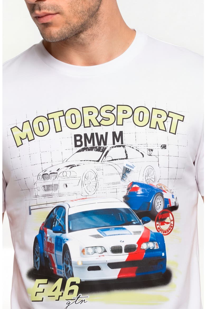 BMW M Motorsport Cotton Graphic T-Shirt, Alternate, color, SILVER MIST
