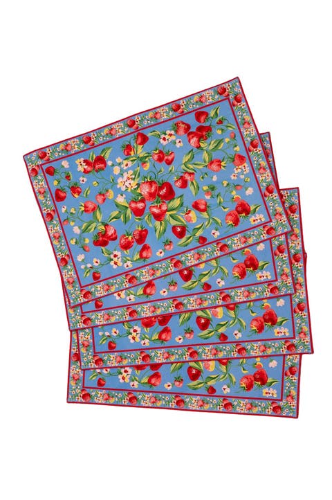 Strawberry Magic Placemats, Set of 4
