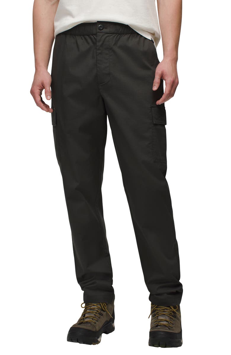 prAna Palisades Organic Cotton Blend Cargo Pants, Main, color, Dark Iron