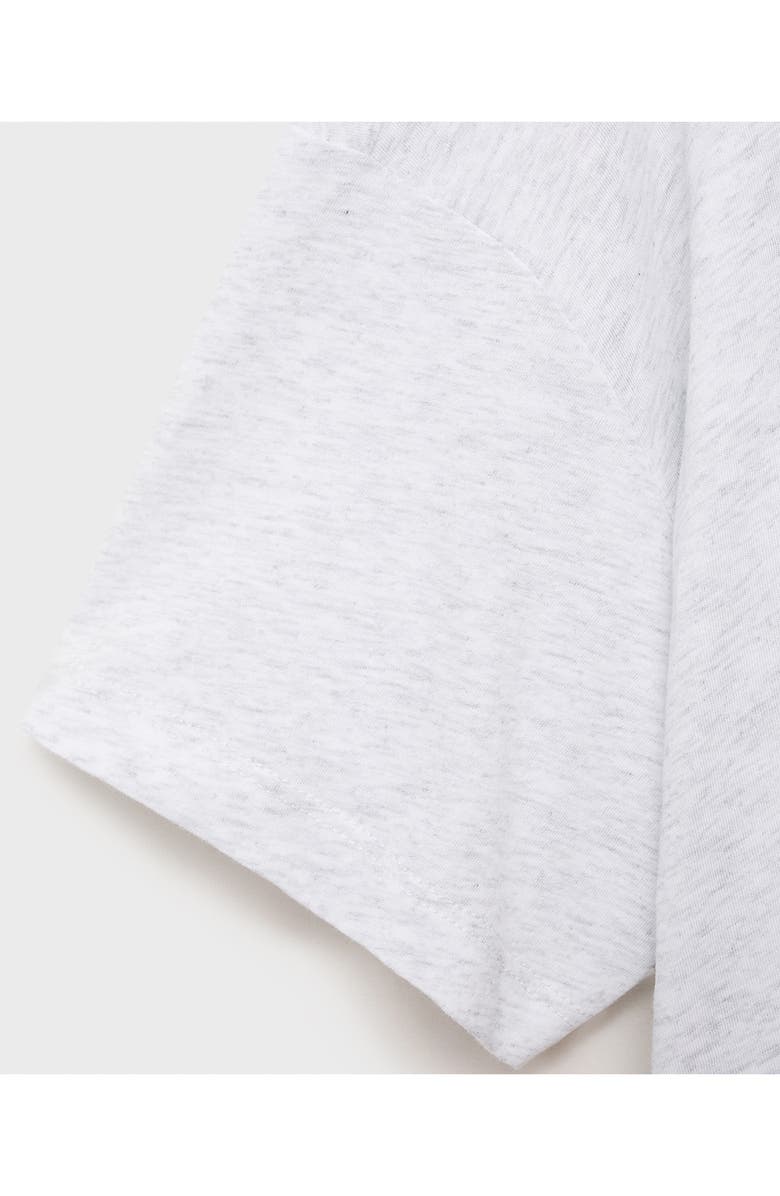 MANGO Cotton Crewneck T-Shirt, Alternate, color, Vanilla