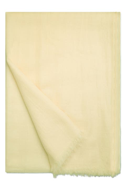 Cashmere & Silk Fringe Scarf