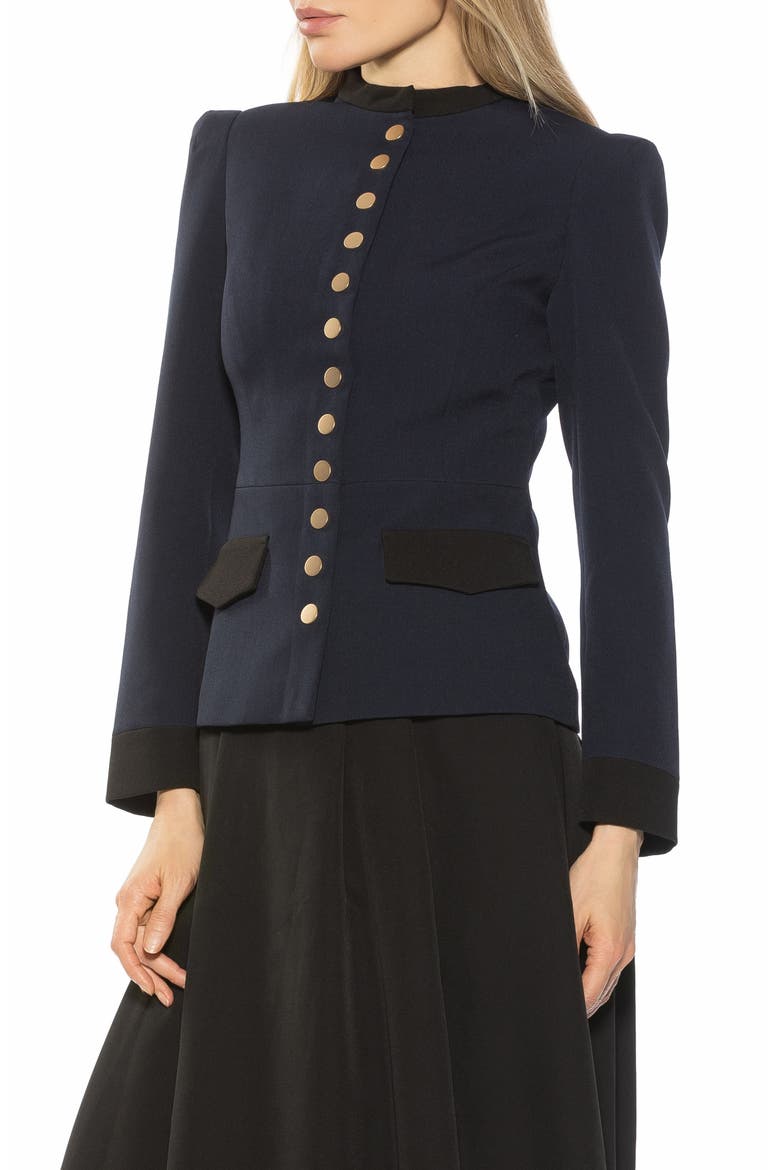 Nox Button-Up Blazer, Alternate, color, NAVY