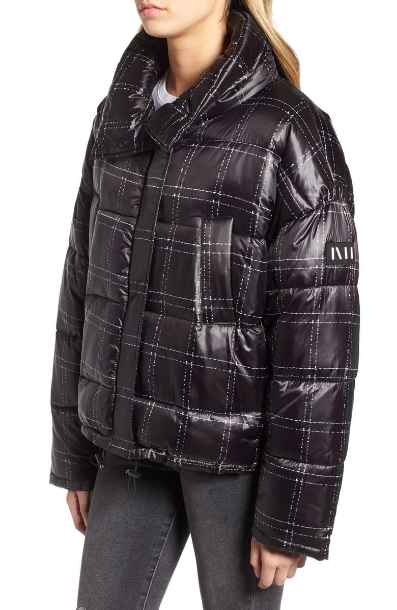 NVLT Grid Check Puffer Jacket, Alternate, color, 