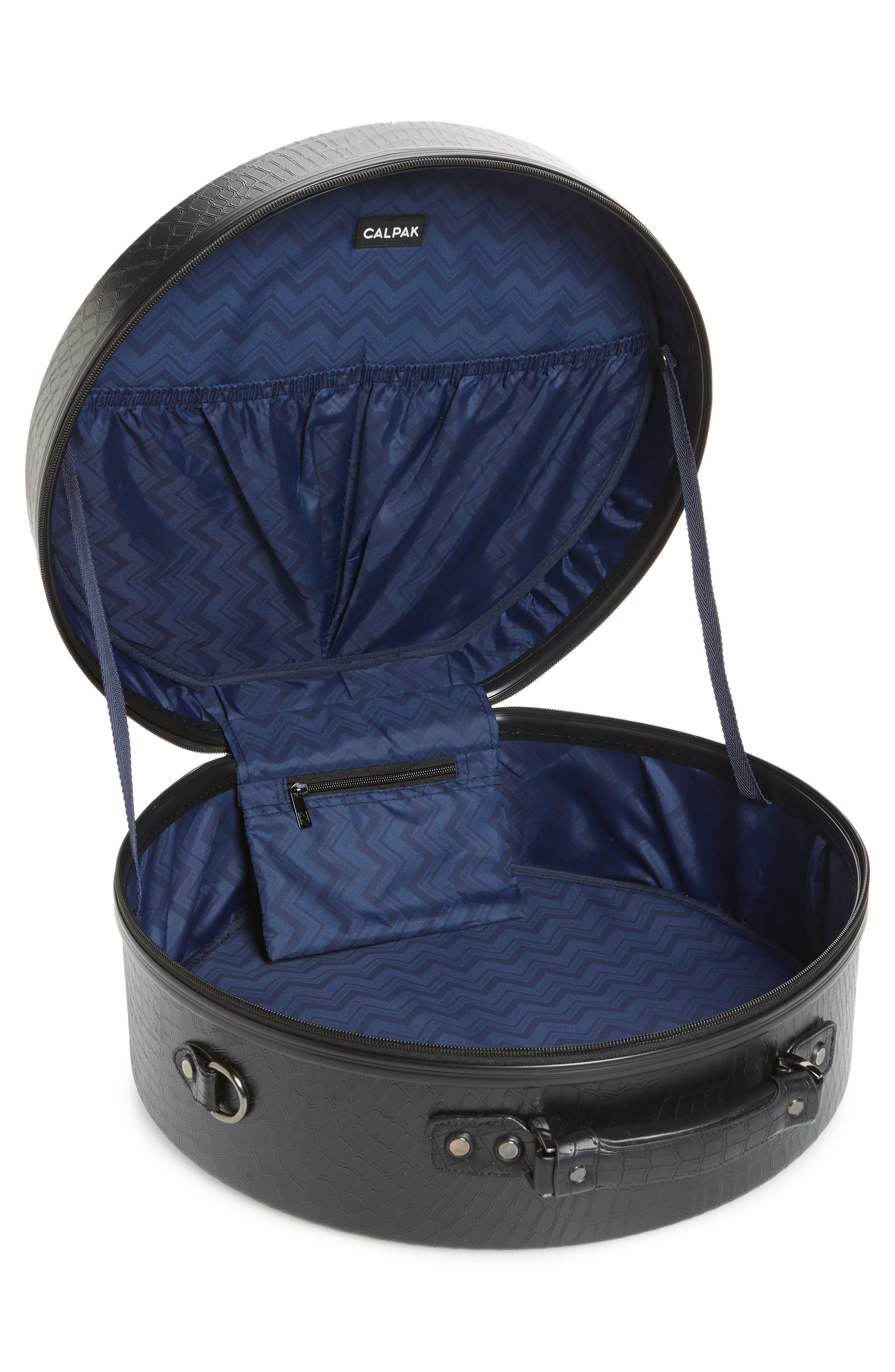 CALPAK Baye Medium Hardcase Hat Box, Alternate, color, 