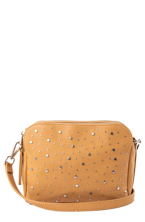 Galaxy Faux Leather Crossbody Bag