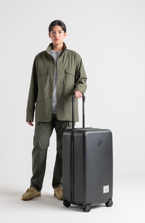 Herschel Supply Co Heritage Hardshell Spinner In Gray