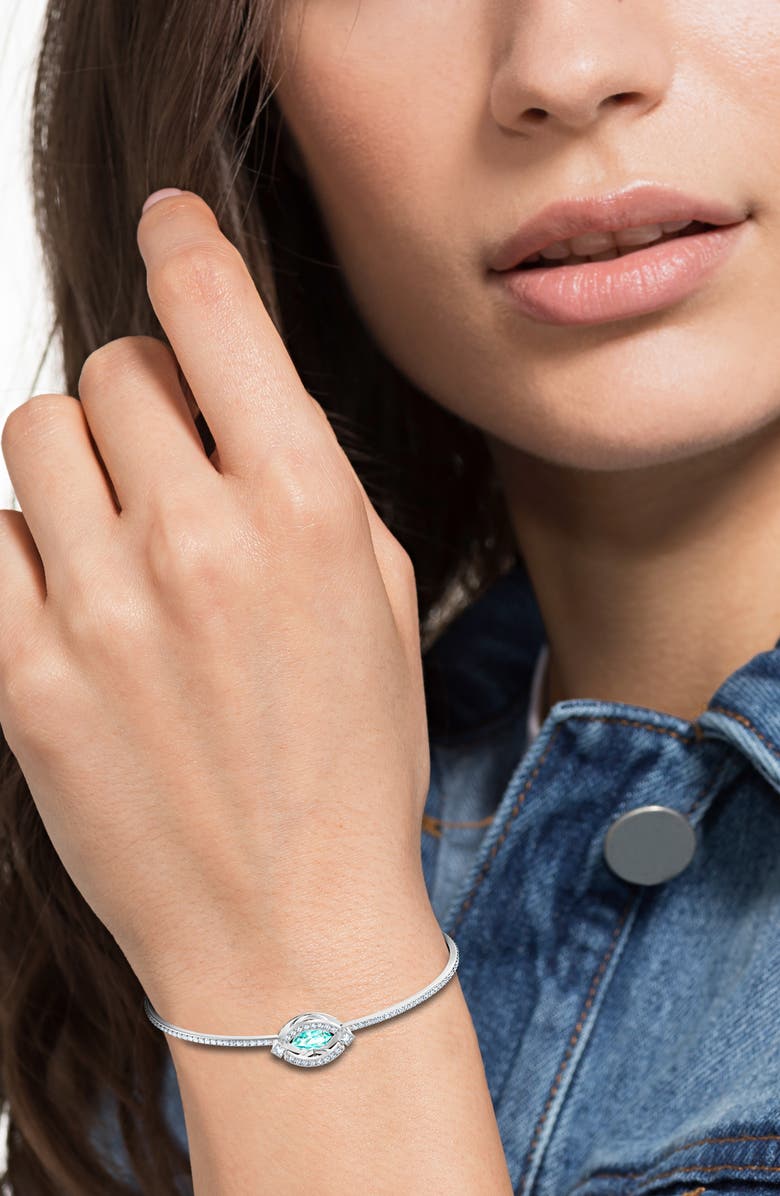 Swarovski Sparkling Dance Bangle, Alternate, color, 