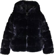 Widgeon Faux Fur Hooded Zip Front Cozy Jacket