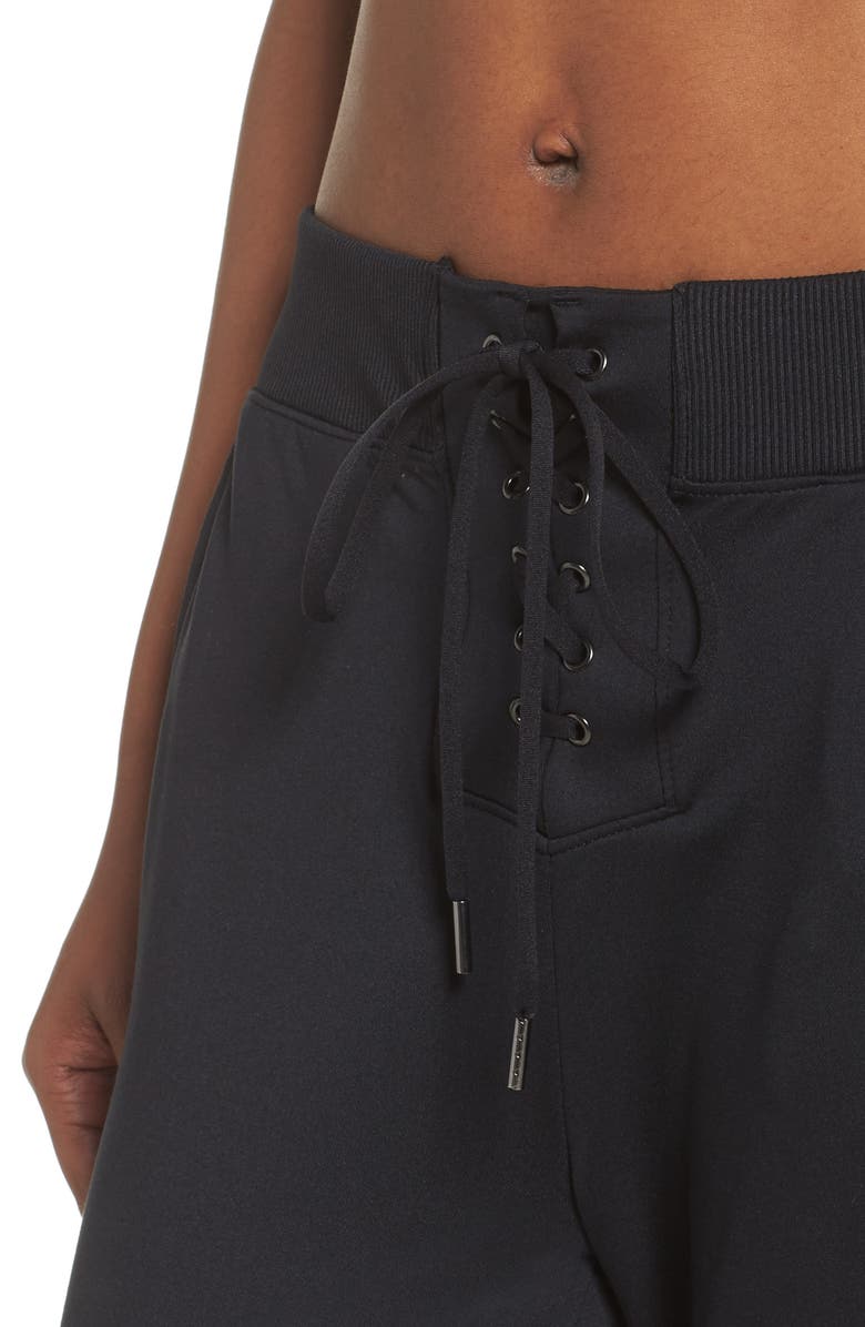 Zella Lace & Repeat Crop Pants, Alternate, color,