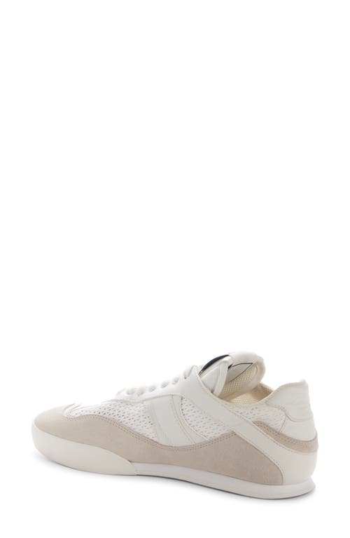 Chloé Baskets  Kick Femme Brun Taille 41 100% Cuir De Veau, Polyester, Nylon In Cloudy Cream