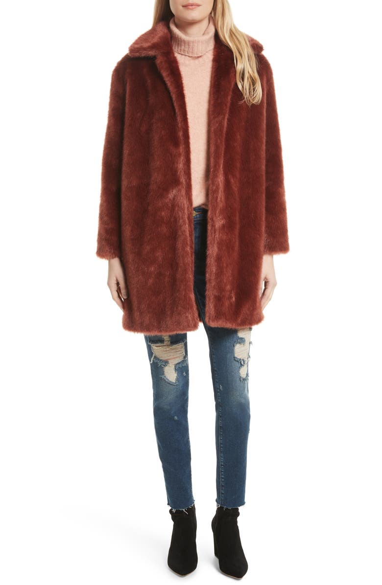 FRAME Le High Raw Edge Skinny Jeans, Alternate, color, 