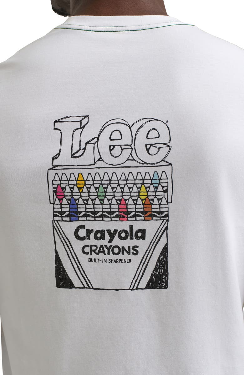 Lee x Crayola Box Graphic T-Shirt, Alternate, color, Bright White